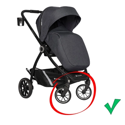 Naprawa kółek Eurocart CROX PROCybex Balios S - montaż łożysk - 2 kółka przednie z wysyłkami!